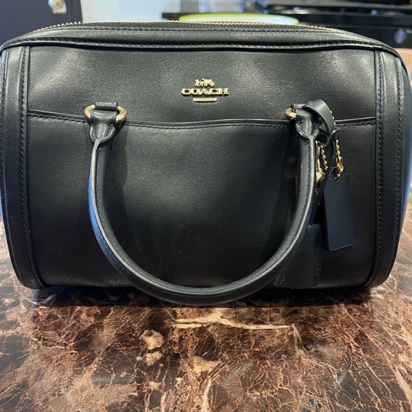 Coach Bags Coach Leather Zoe Satchel Barrel Crossbody Bag W Dust